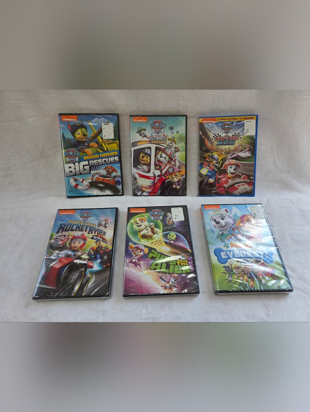 Paw Patrol DVD Bundle - 6 Cartoons & Movie
